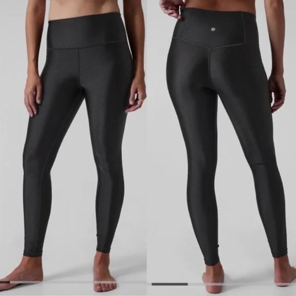 Athleta Elation Shine Tight Black Size Small